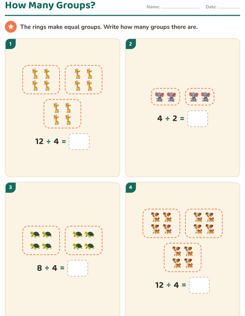 Grade 2 Multiplication Array Worksheets: Rows, Columns, and Repeated Addition — 5
