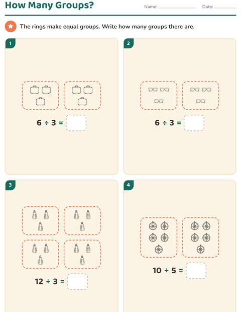 Preview of Arrays and Multiplication worksheet featuring Beach BW for grade 2