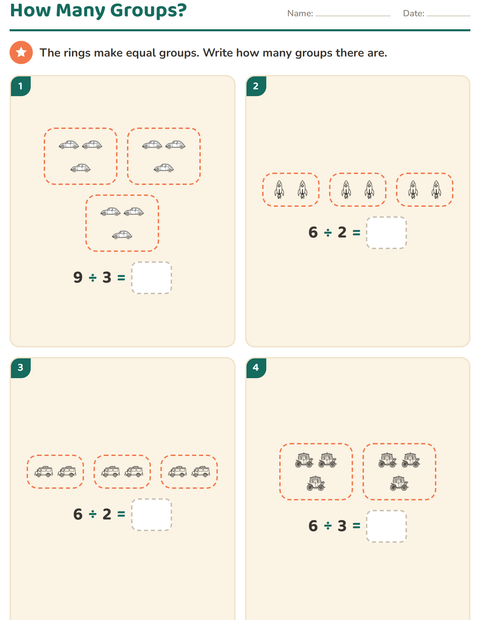 Preview of Arrays and Multiplication worksheet featuring Vehicles BW 3 for grade 2