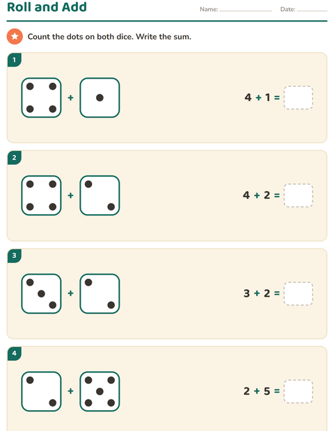 Preview of Arrays and Multiplication worksheet for grade 1