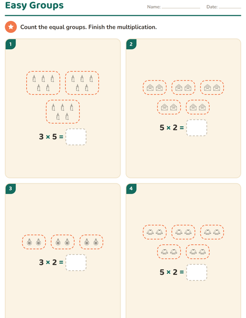 Preview of Arrays and Multiplication worksheet featuring Christmas B&W for grade 2