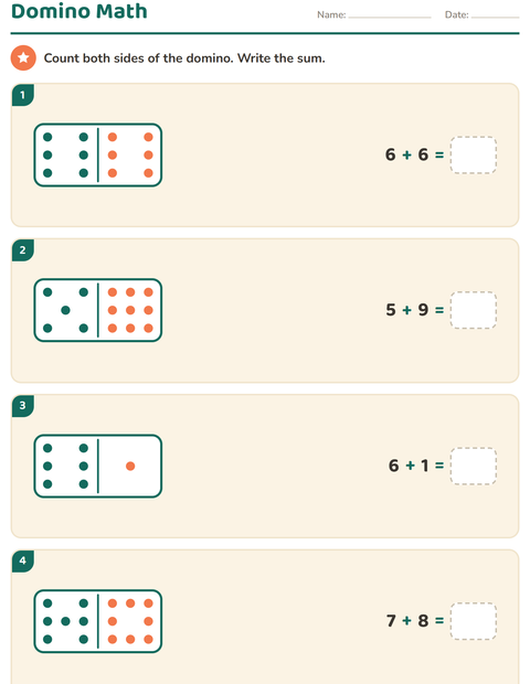 Preview of Arrays and Multiplication worksheet for grade 1