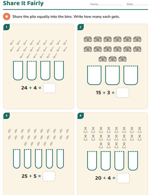 Preview of Arrays and Multiplication worksheet featuring Home and Nature BW for grade 2