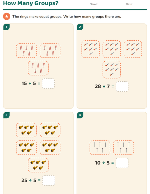 Preview of Arrays and Multiplication worksheet featuring Tools for grade 2