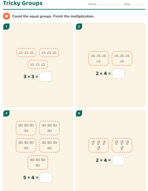 Preview of Arrays and Multiplication worksheet featuring Travel and Holiday BW for grade 3