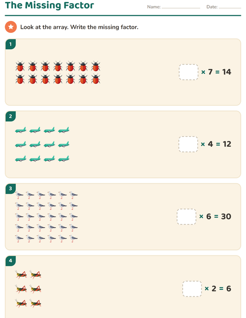 Preview of Arrays and Multiplication worksheet featuring Things That Fly for grade 3