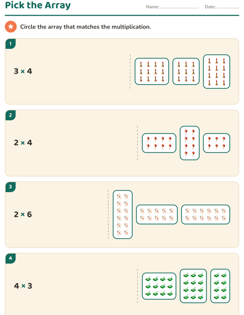 Grade 2 Multiplication