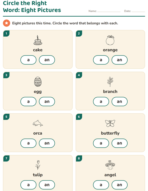 Preview of Articles worksheet featuring Easter BW for kindergarten