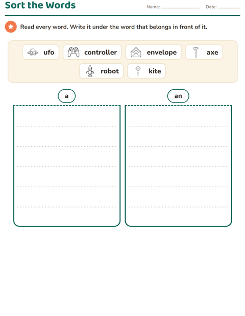 Preview of Articles worksheet featuring Toys BW 2 for grade 1