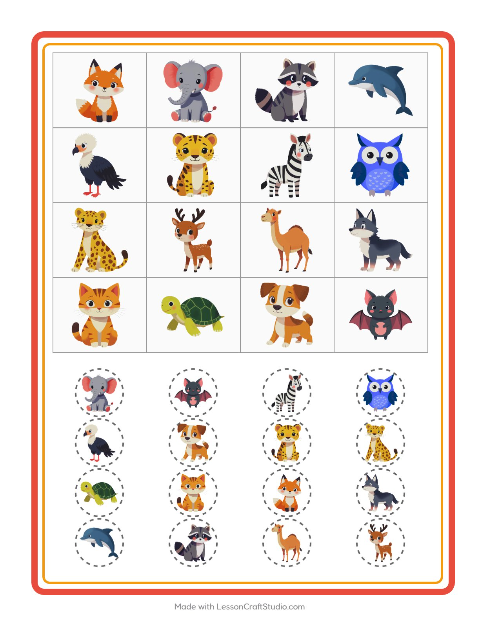 Preview of Picture Sudoku worksheet featuring Miscellaneous for kindergarten