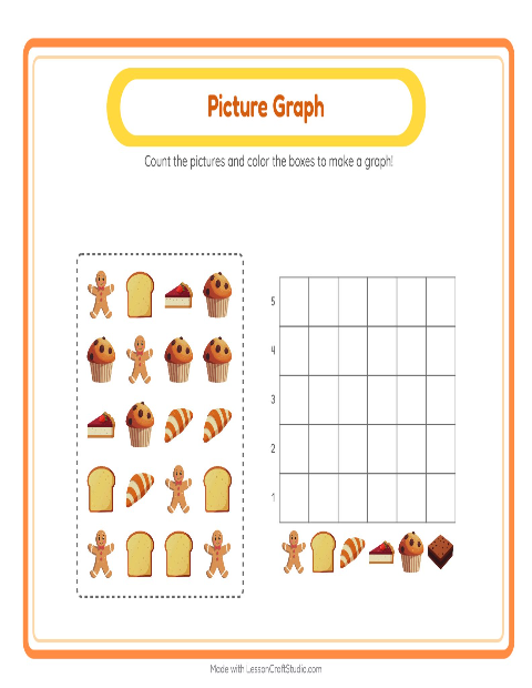 Preview of Picture Trail worksheet featuring Bakery for kindergarten