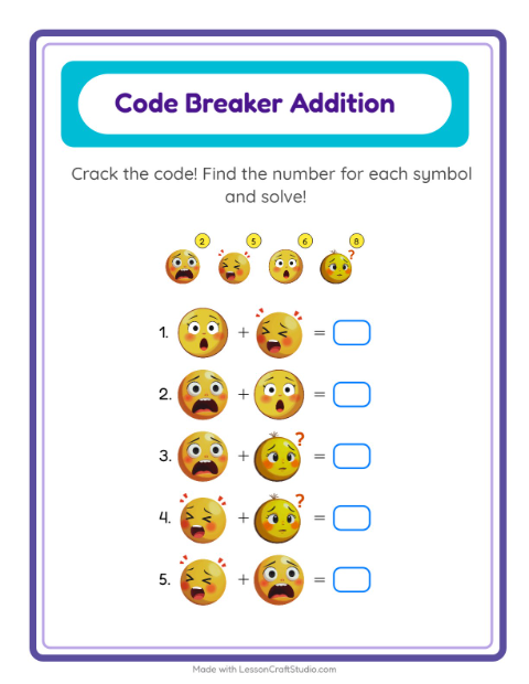 Preview of Math Worksheet worksheet featuring Fruits for kindergarten