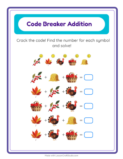 Preview of Pattern Train worksheet featuring Farm Animals for kindergarten