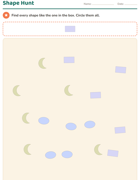 Preview of Counting Pictures worksheet for kindergarten