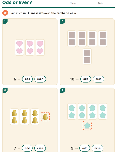 Preview of Counting Pictures worksheet featuring Shapes for kindergarten