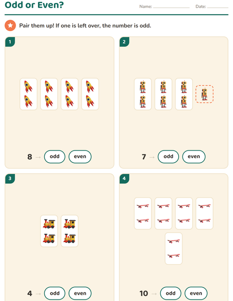 Preview of Counting Pictures worksheet featuring Toys for kindergarten