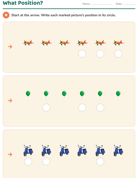 Preview of Counting Pictures worksheet featuring Toys for kindergarten