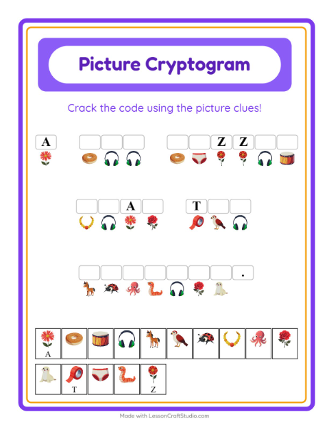 Preview of Word Scramble worksheet featuring Trees for grade 1