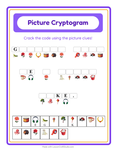 Preview of Word Search worksheet featuring Forest Creatures for grade 1