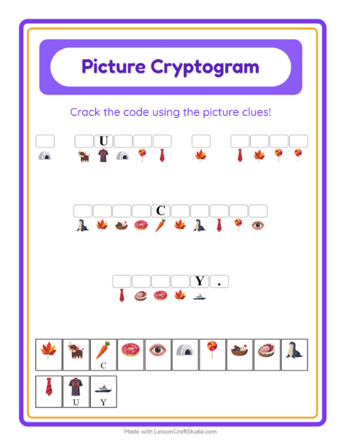 Preview of Picture Sort worksheet for kindergarten
