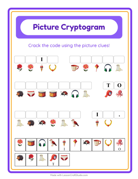 Preview of Picture Trail worksheet featuring Birds 2 for kindergarten