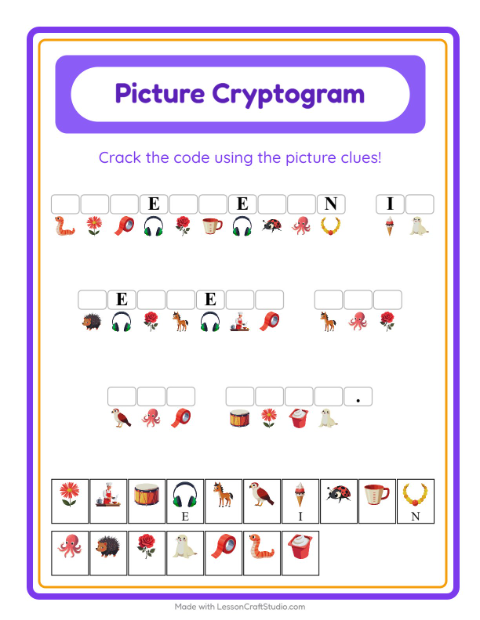 Preview of Find And Count worksheet featuring Music for preschool