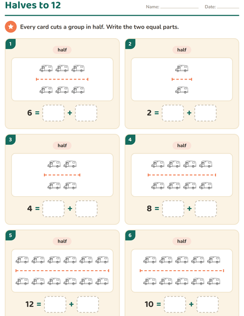 Preview of Doubles and Halves worksheet featuring Travel and Holiday BW for grade 1