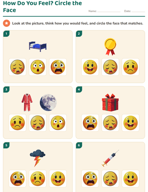How Do You Feel? Circle the Face