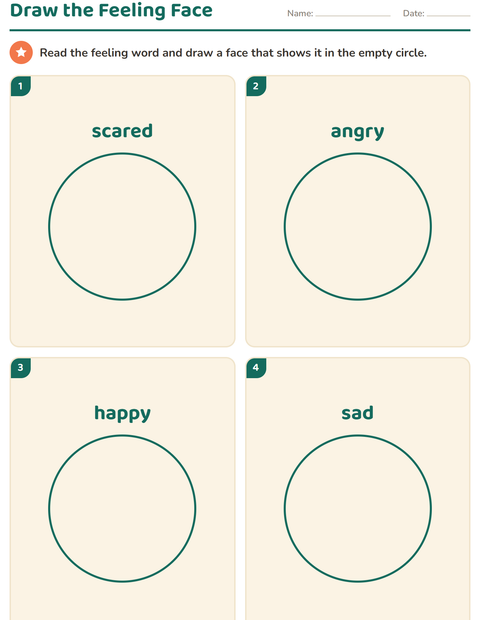 Draw the Feeling Face