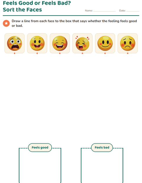 Feels Good or Feels Bad? Sort the Faces