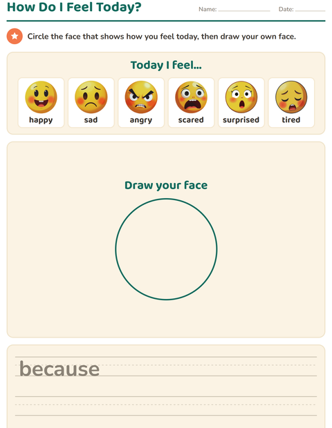 Preview of How Do I Feel Today?