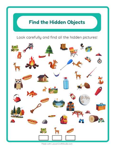 Find the Hidden Objects