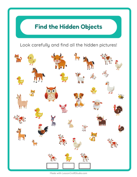 Find the Hidden Objects