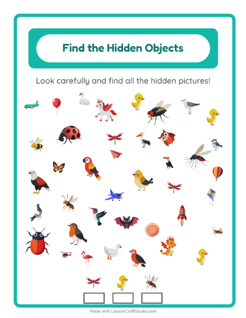 Find the Hidden Objects