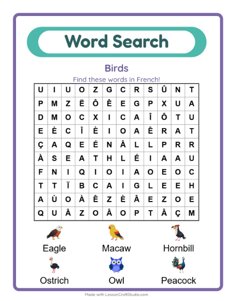 Preview of From a three-letter ARA to eight-letter AUTRUCHE in one grid