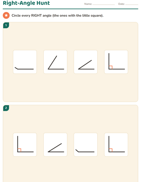 Preview of Geometry worksheet for grade 3