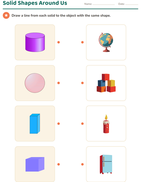 Preview of Geometry worksheet for grade 2