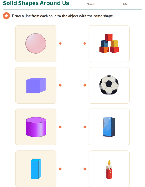 Preview of Geometry worksheet for grade 2