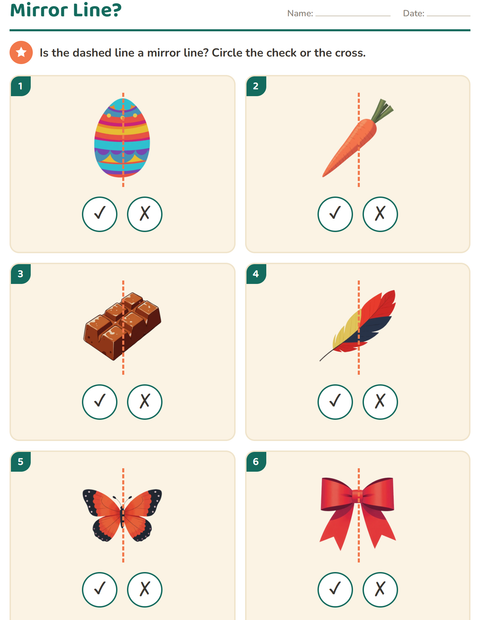 Preview of Geometry worksheet featuring Easter for grade 2