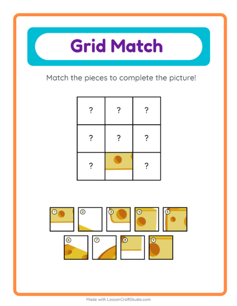 Preview of Find And Count worksheet featuring Breakfast for preschool