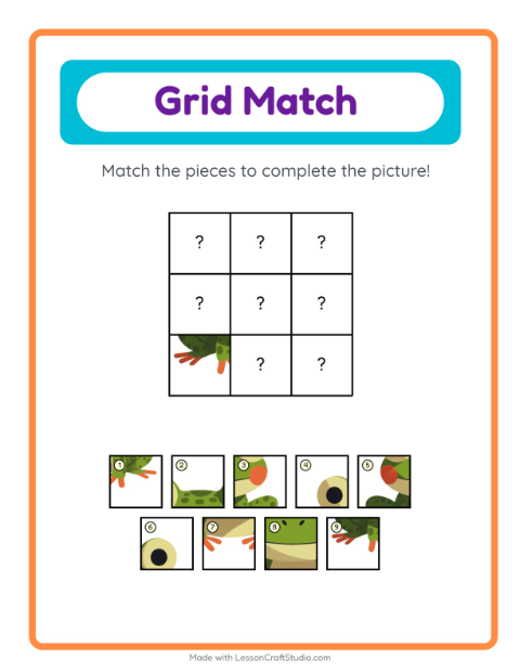 Preview of Picture Trail worksheet featuring Bakery for kindergarten