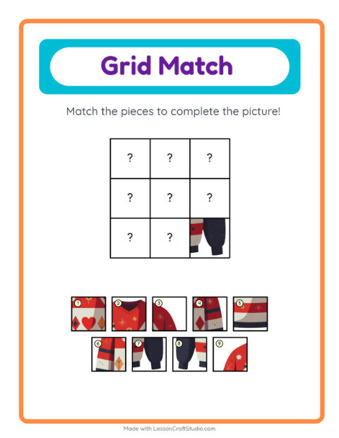 Preview of Picture Trail worksheet featuring Birds for kindergarten