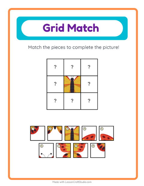 Preview of Picture Trail worksheet featuring Shapes for kindergarten