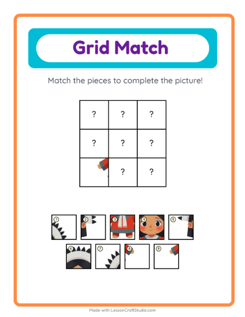 Preview of Pattern Train worksheet featuring Pets for kindergarten