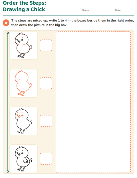 Preview of How to Draw worksheet for grade 1