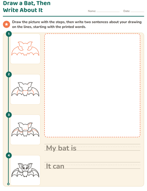 Preview of How to Draw worksheet for grade 2