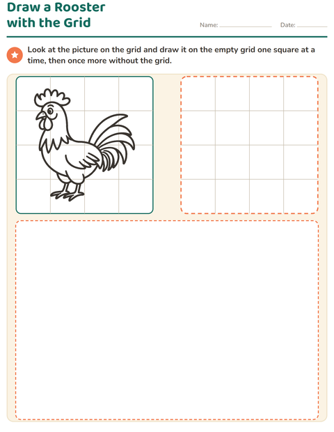 Preview of How to Draw worksheet for grade 1