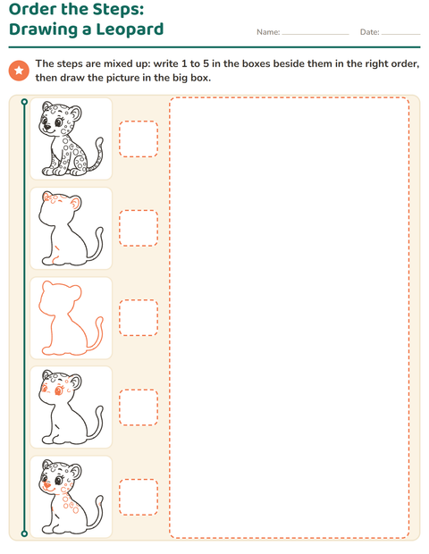 Preview of How to Draw worksheet for grade 1