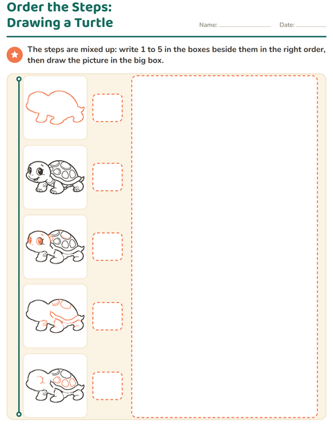Preview of How to Draw worksheet for grade 1