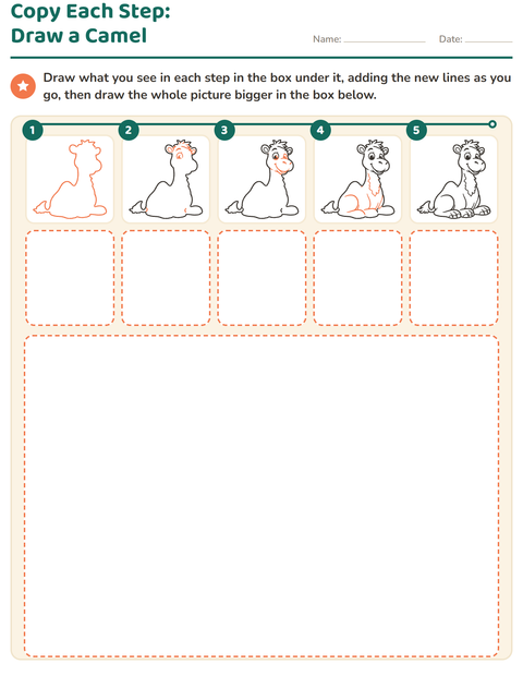 Preview of How to Draw worksheet for grade 1